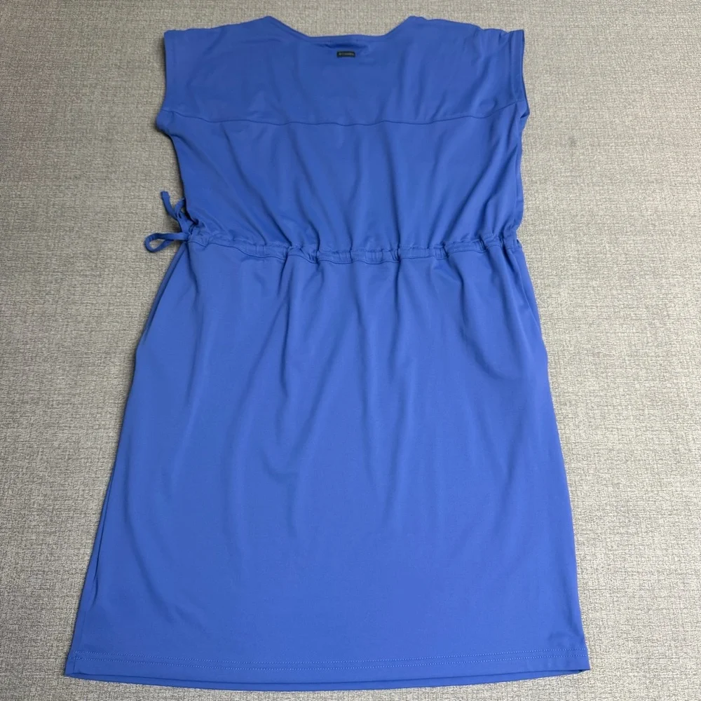 COLUMBIA Cold Bay II Dress in Blue Drawcord Omni Wick UPF 30 Protection - Picture 8 of 9